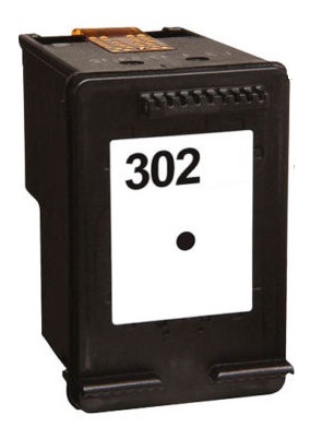 Remanufactured HP 302 Black Ink Cartridge High Capacity (F6U66AE)